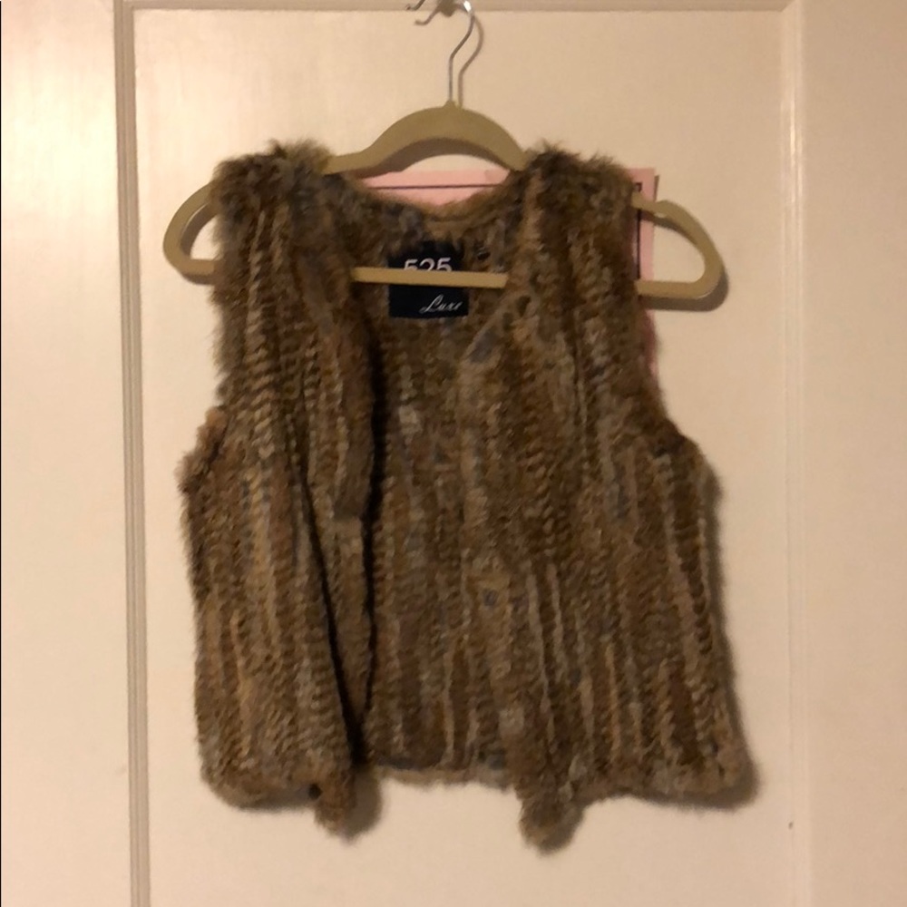Real Fur Rabbit Vest